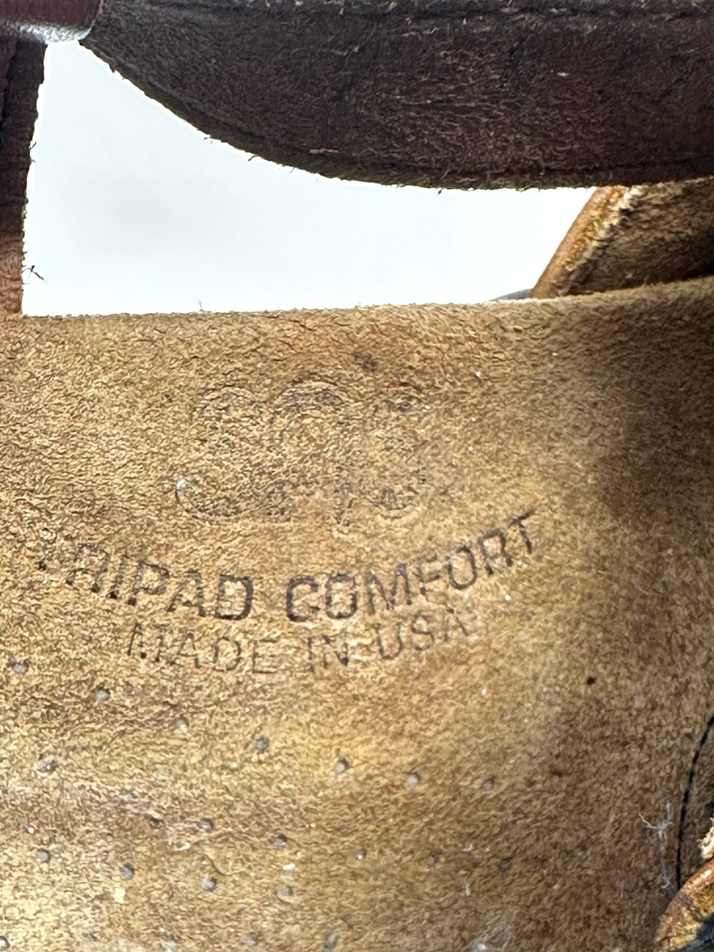 SAS Tripad Comfort Brown Leather Adjustable Strap Sandals Women Sz 7 - Picture 8 of 10